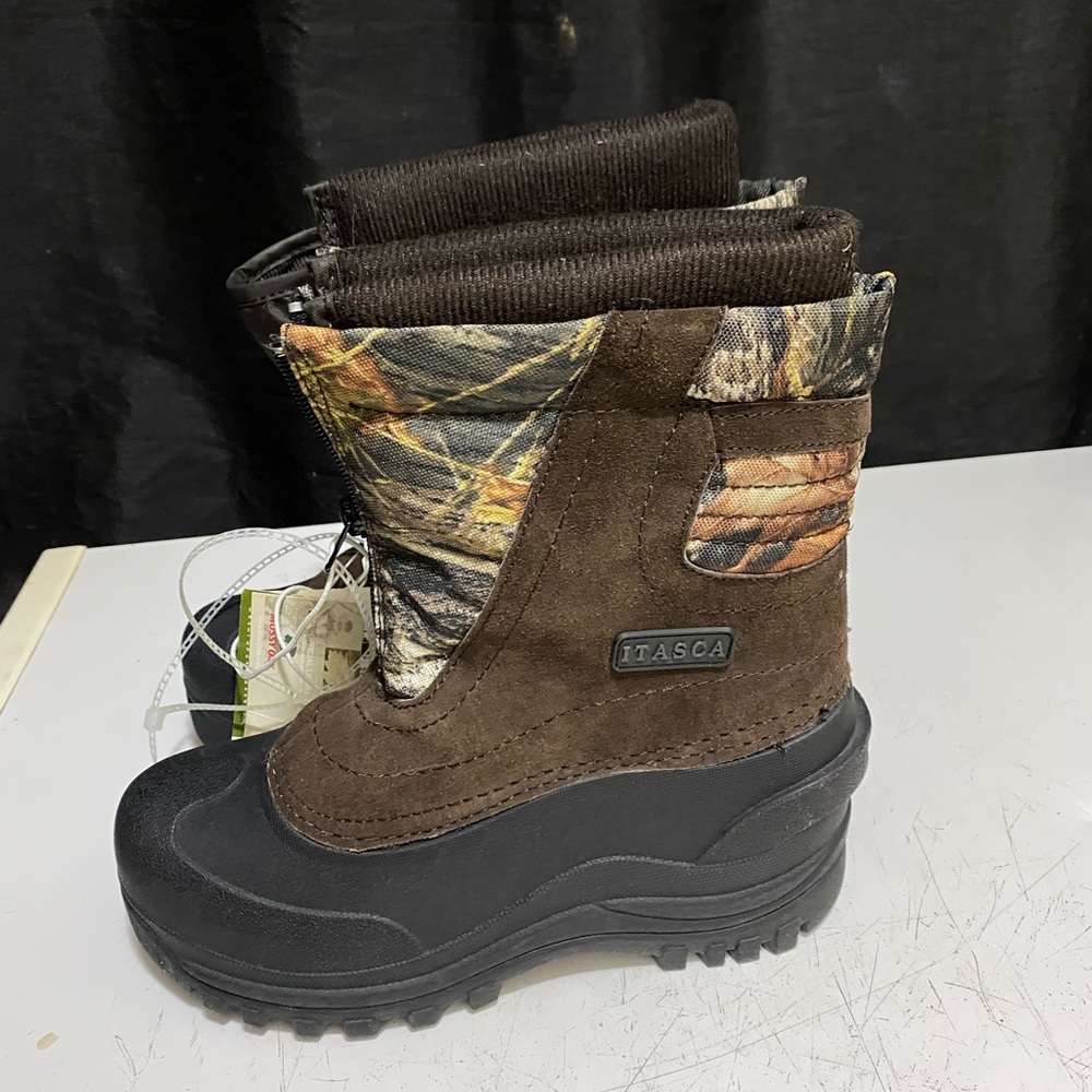 Brand new Itasca  Camouflage kids boots size 4 - Picture 5 of 11